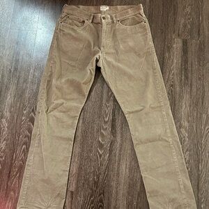 men’s size 34 j.crew corduroy pants